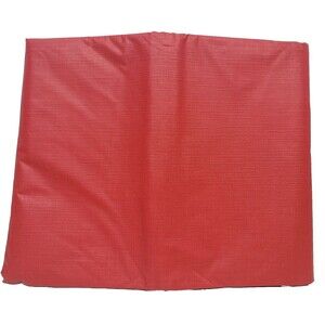 Peva Vinyl Flannel Back Tablecloth 60" Round (4-6 people) RED COLOR, BH